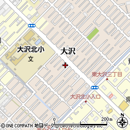 埼玉県越谷市大沢1580-11周辺の地図