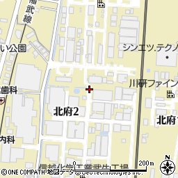 福井県越前市北府2丁目周辺の地図