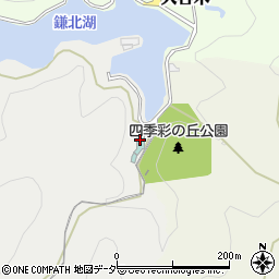 鎌北湖レイクビュー周辺の地図