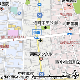ファミリーマート川越通町店周辺の地図