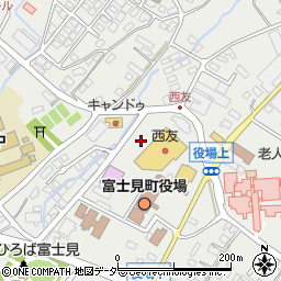 西友富士見店駐車場周辺の地図