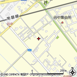 茨城県取手市谷中519周辺の地図