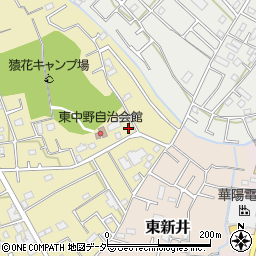 埼玉県さいたま市見沼区南中野991周辺の地図