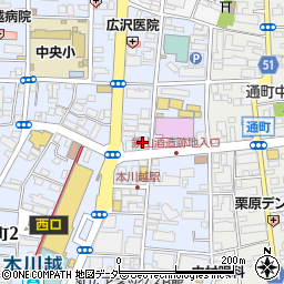 三菱ＵＦＪ銀行川越支店 ＡＴＭ周辺の地図