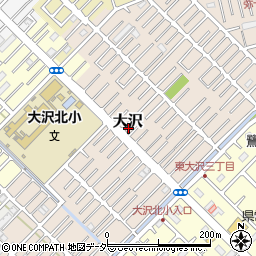 埼玉県越谷市大沢1596-2周辺の地図