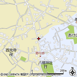 茨城県取手市野々井26周辺の地図
