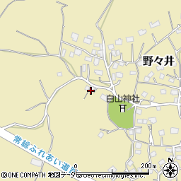 茨城県取手市野々井1722-2周辺の地図