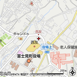 諏訪信用金庫富士見東支店周辺の地図
