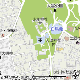 氷川神社境内　宗像神社周辺の地図