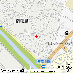 埼玉県越谷市南荻島4066-1周辺の地図