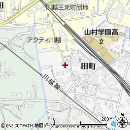 埼玉県川越市田町19周辺の地図