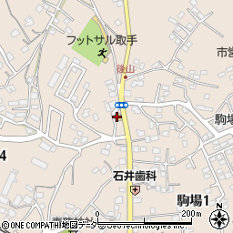 ファミリーマート取手駒場店周辺の地図