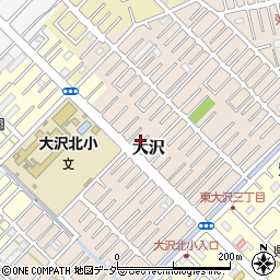 埼玉県越谷市大沢1597-6周辺の地図