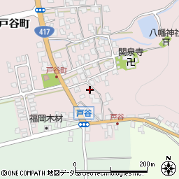 福井県越前市戸谷町95周辺の地図