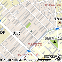 埼玉県越谷市大沢1631-4周辺の地図