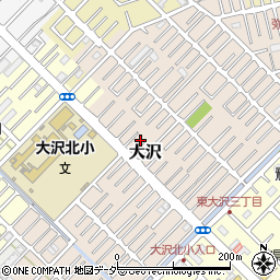 埼玉県越谷市大沢1597周辺の地図