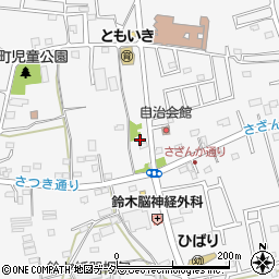 笠幡新町自治会館周辺の地図