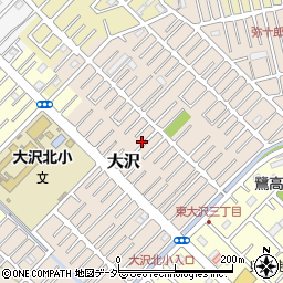 埼玉県越谷市大沢1617周辺の地図