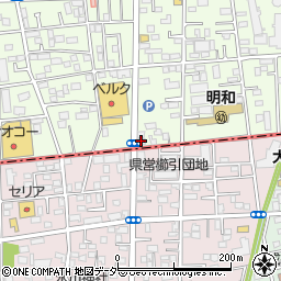 メゾン大宮櫛引周辺の地図