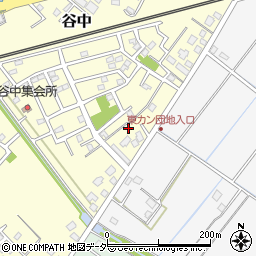 茨城県取手市谷中445周辺の地図