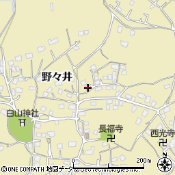 茨城県取手市野々井1242周辺の地図