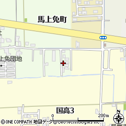 福井県越前市馬上免町周辺の地図