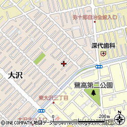 埼玉県越谷市大沢1659周辺の地図