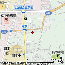 福井県越前市定友町周辺の地図