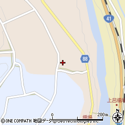 岐阜県下呂市萩原町尾崎260-36周辺の地図