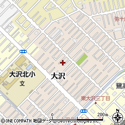 埼玉県越谷市大沢1615周辺の地図