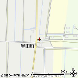 茨城県龍ケ崎市半田町2388周辺の地図