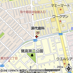 埼玉県越谷市弥十郎635周辺の地図