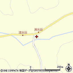 福井県今立郡池田町清水谷23周辺の地図