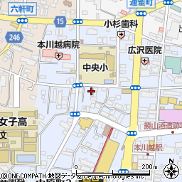 小江戸　クリーニング周辺の地図