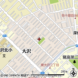 埼玉県越谷市大沢1635周辺の地図