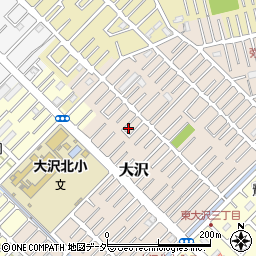 埼玉県越谷市大沢1613周辺の地図