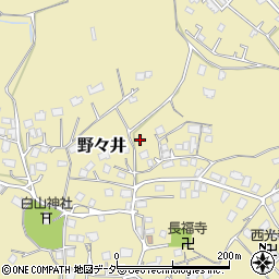 茨城県取手市野々井1245周辺の地図