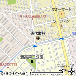 埼玉県越谷市弥十郎634周辺の地図