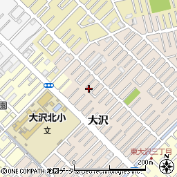 埼玉県越谷市大沢1612周辺の地図