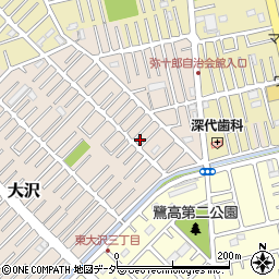 埼玉県越谷市大沢1670周辺の地図