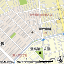 埼玉県越谷市大沢1668周辺の地図