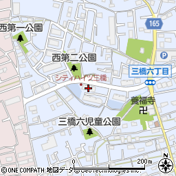 シティハイツ大宮三橋２号棟周辺の地図