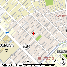 埼玉県越谷市大沢1637周辺の地図