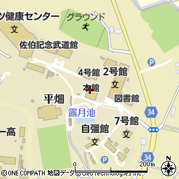 流通経済大学　龍ケ崎キャンパス周辺の地図