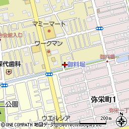 埼玉県越谷市弥十郎619周辺の地図