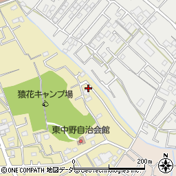 埼玉県さいたま市見沼区南中野1076周辺の地図