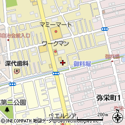 埼玉県越谷市弥十郎622周辺の地図
