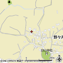 茨城県取手市野々井1358周辺の地図
