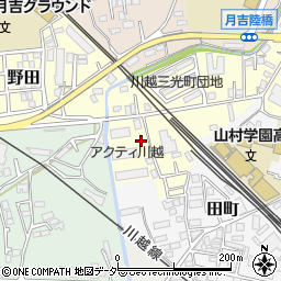 埼玉県川越市三光町38-10周辺の地図
