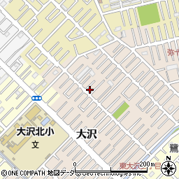 埼玉県越谷市大沢1640周辺の地図